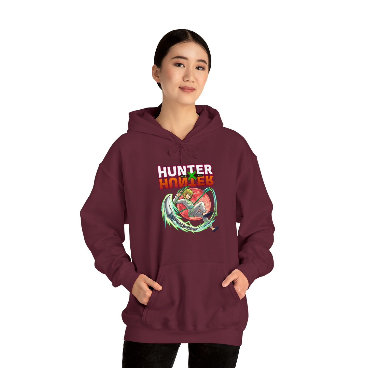 3MLLC | Kurapika Hunter X Hunter Anime Manga Hoodie Unisex Heavy Blend™ Hooded Sweatshirt