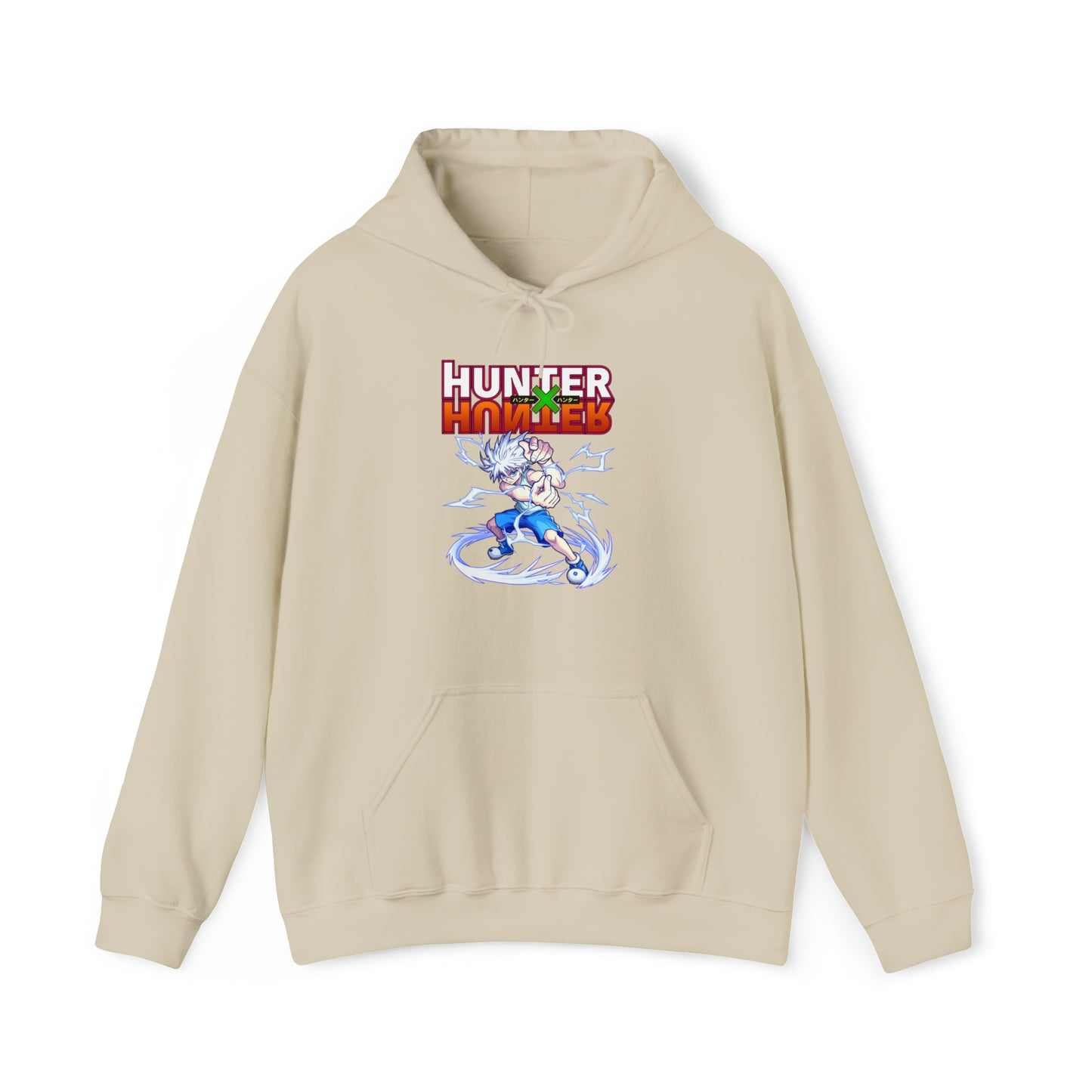 3MLLC | Killua Zoldyck Hunter X Hunter Anime Manga Hoodie Unisex Heavy Blend™ Hooded Sweatshirt