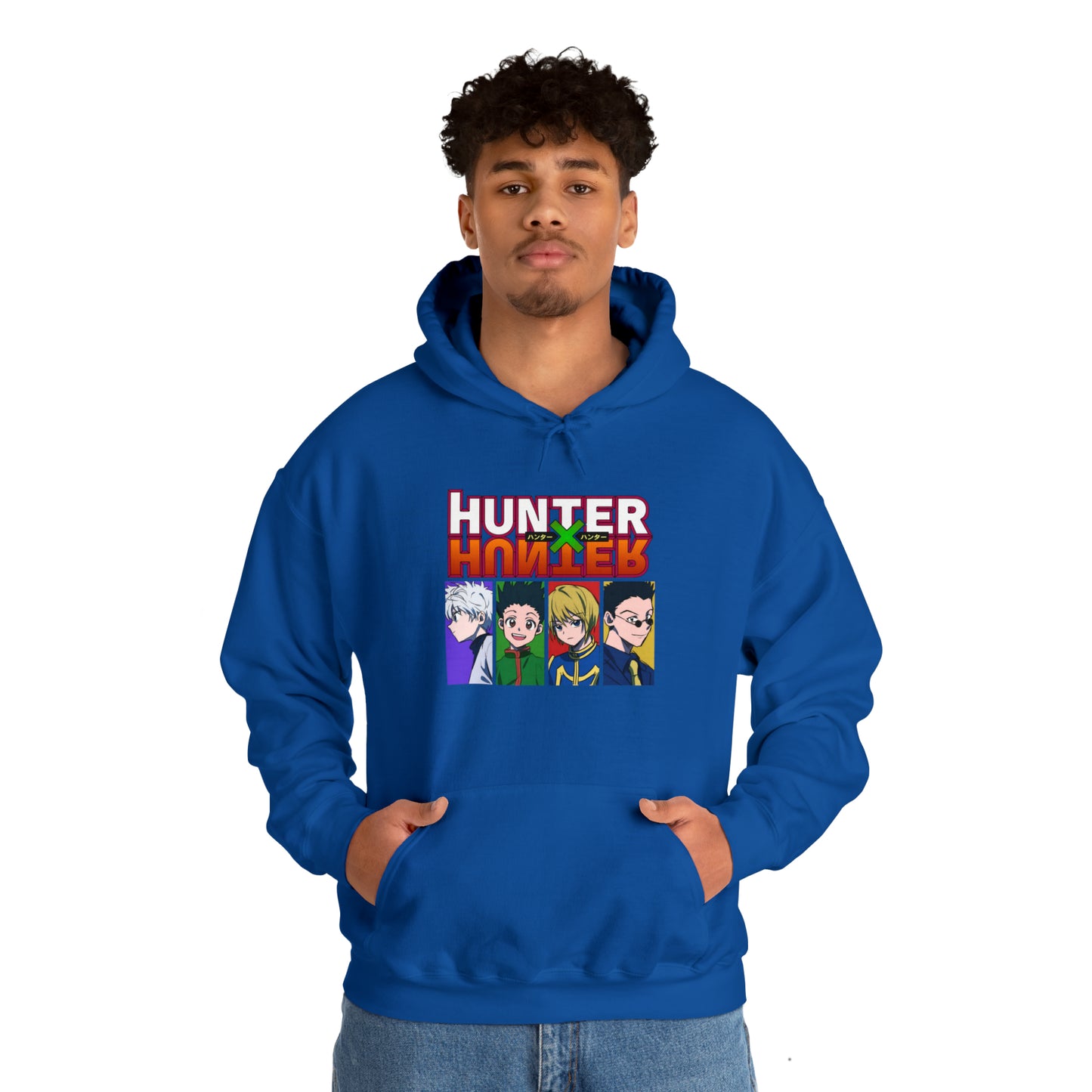 3MLLC | Hunter X Hunter Killua Gon Kurapika Leorio Anime Manga Hoodie Unisex Heavy Blend™ Hooded Sweatshirt