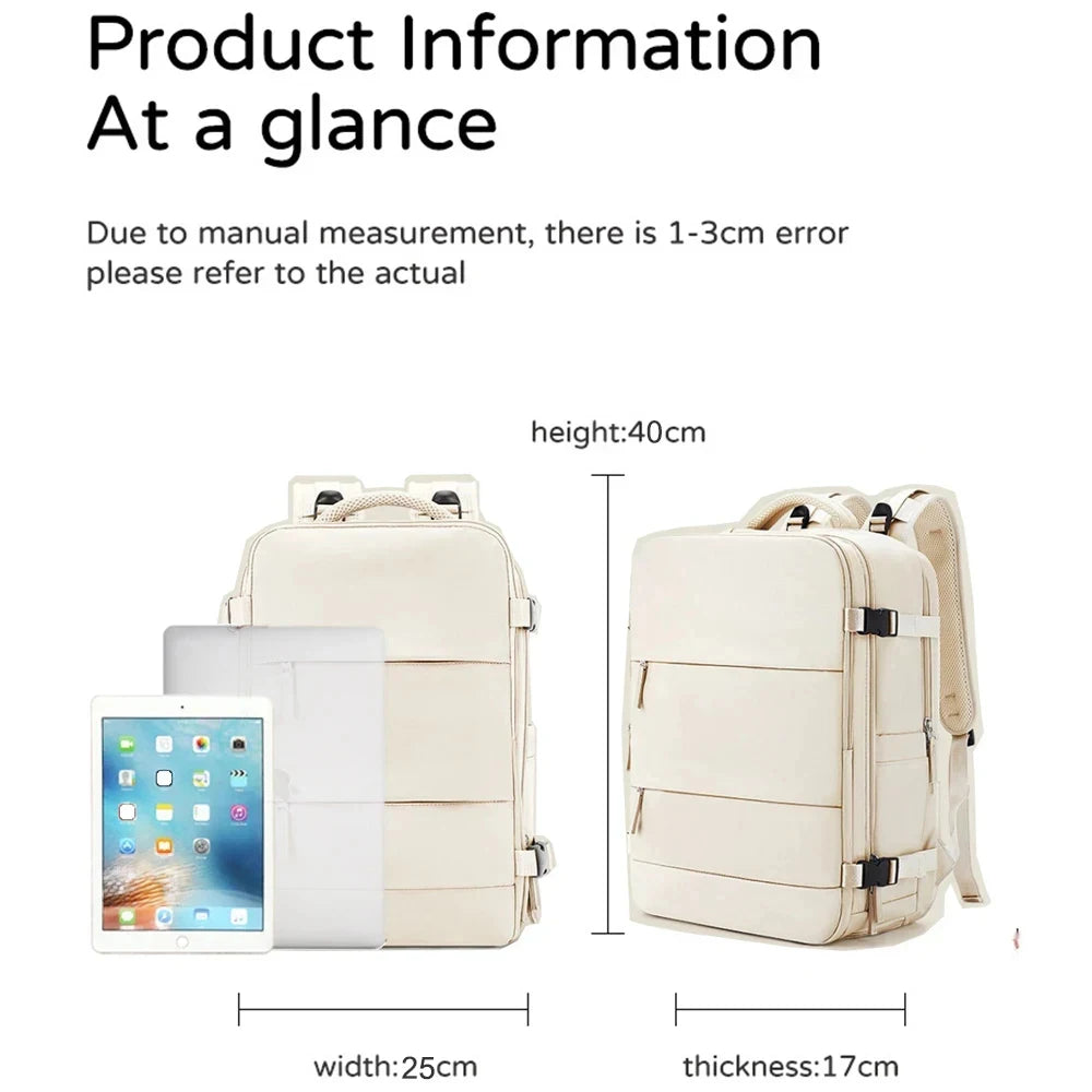 Geestock Mochilas Travel Backpack 40X20X25 Cabin Bag Laptop Backpack Carry on Luggage Airplane Backpack Waterproof Schoolbag
