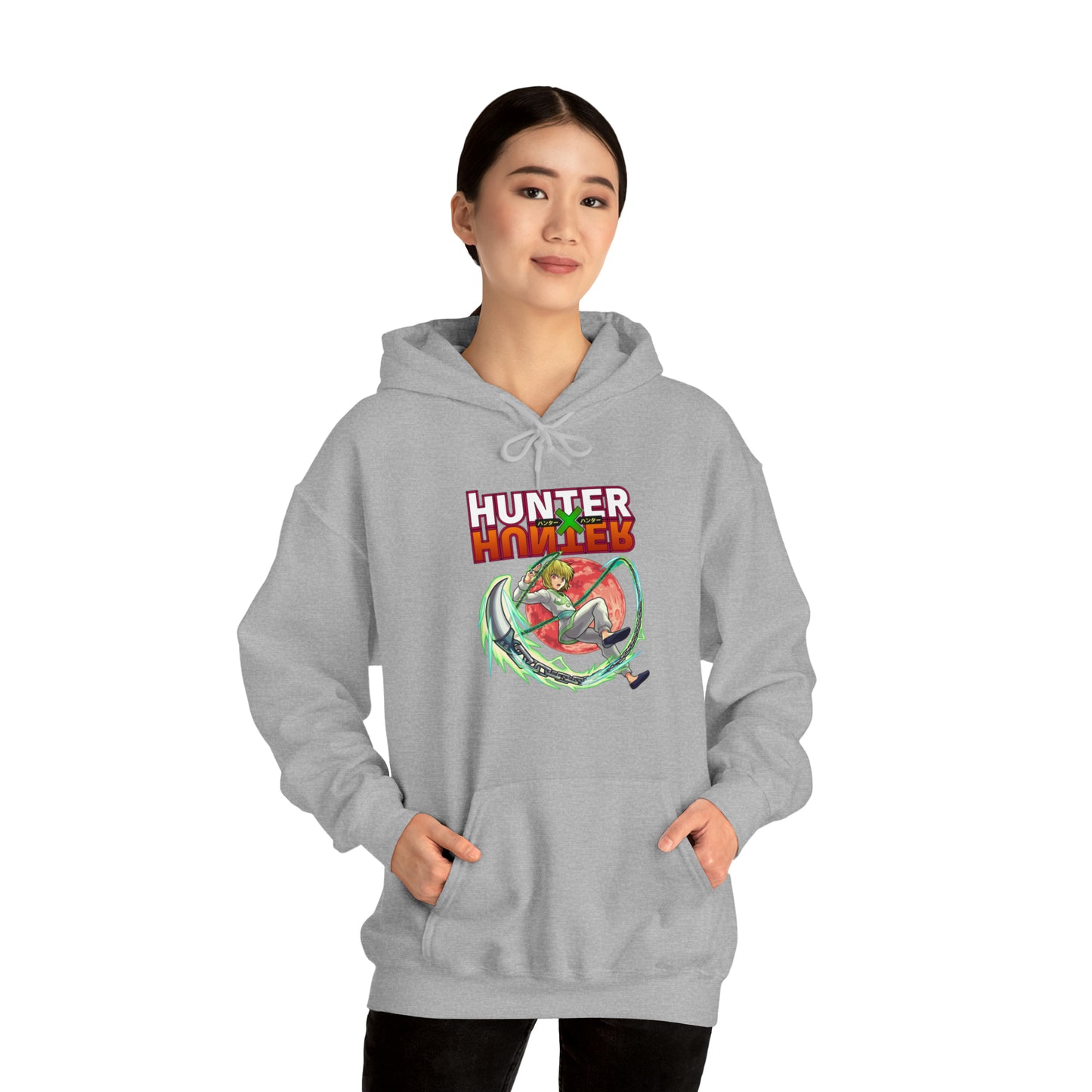 3MLLC | Kurapika Hunter X Hunter Anime Manga Hoodie Unisex Heavy Blend™ Hooded Sweatshirt
