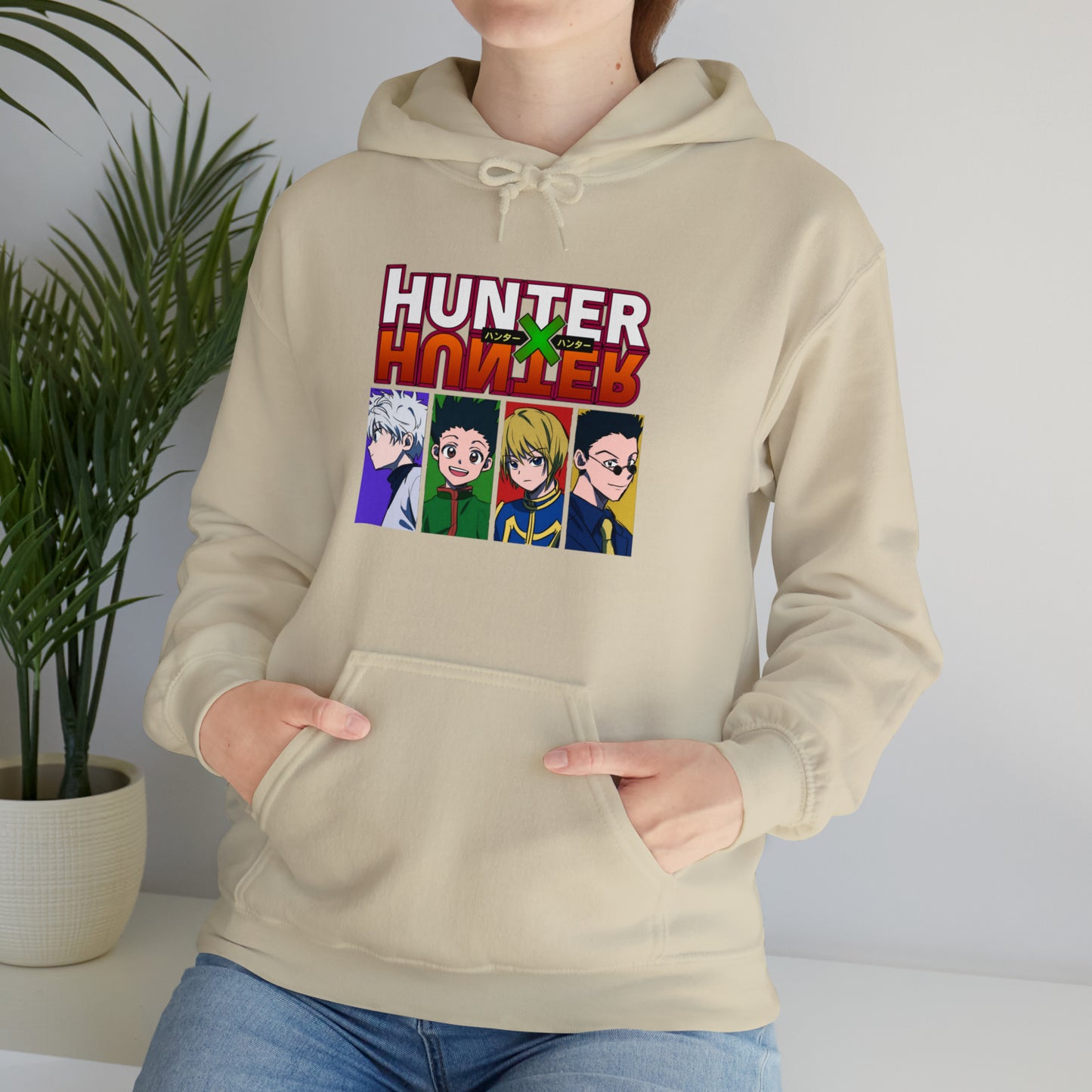 3MLLC | Hunter X Hunter Killua Gon Kurapika Leorio Anime Manga Hoodie Unisex Heavy Blend™ Hooded Sweatshirt