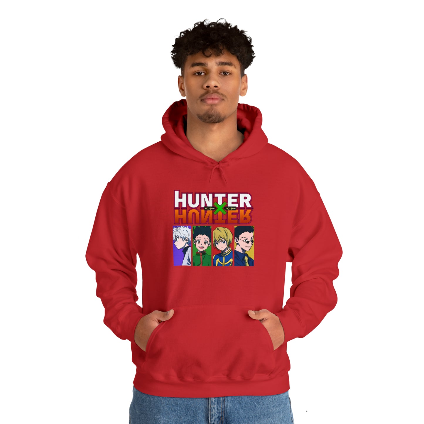 3MLLC | Hunter X Hunter Killua Gon Kurapika Leorio Anime Manga Hoodie Unisex Heavy Blend™ Hooded Sweatshirt