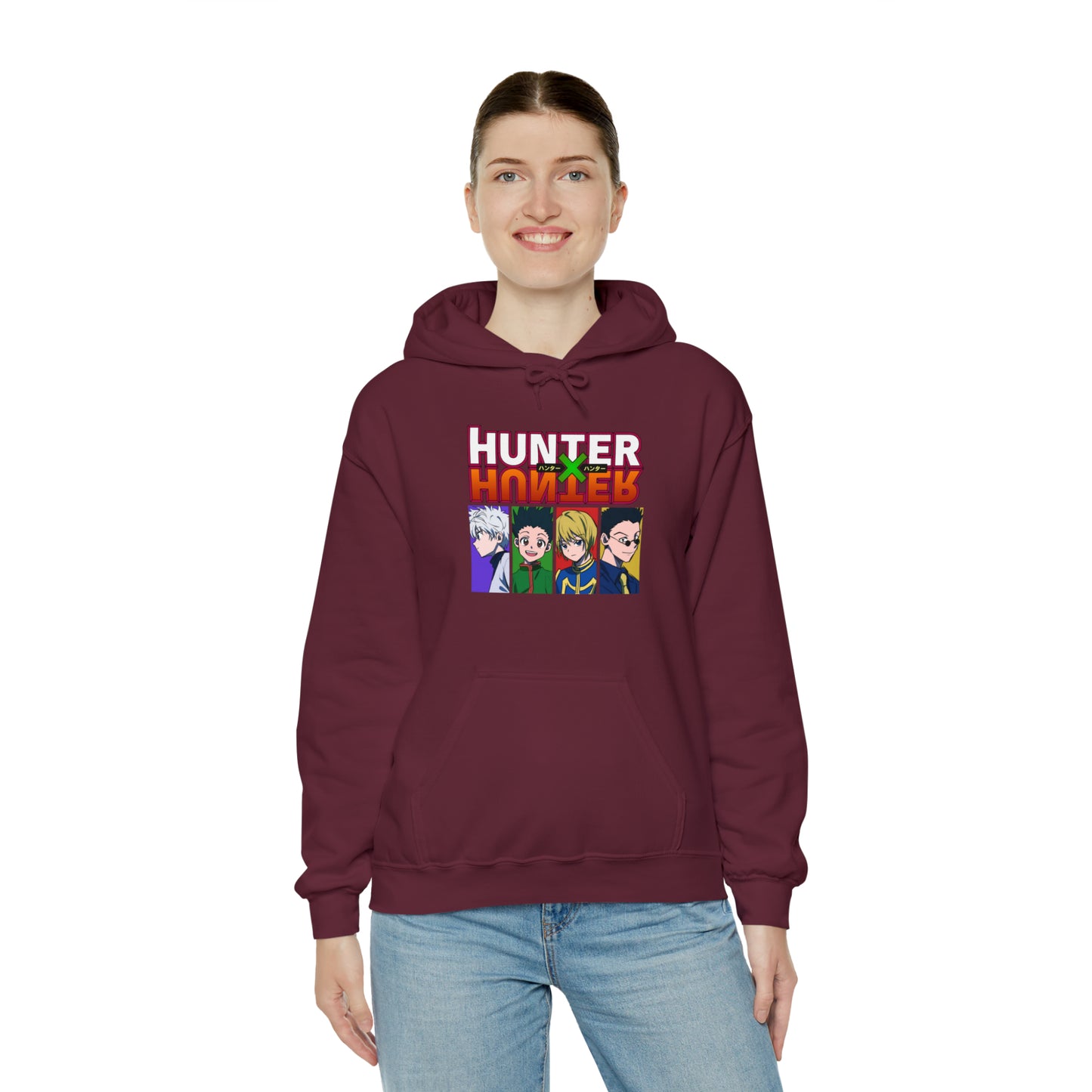 3MLLC | Hunter X Hunter Killua Gon Kurapika Leorio Anime Manga Hoodie Unisex Heavy Blend™ Hooded Sweatshirt
