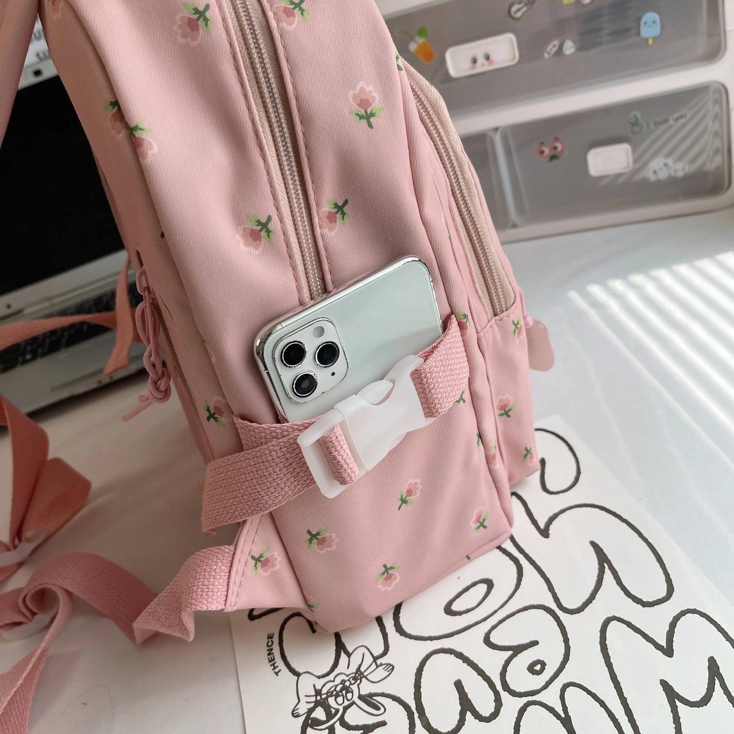 Mini Backpack Ins Niche Japanese and Korean Style Elementary School Student Backpack Printed Small Backpack New Casual Backpack