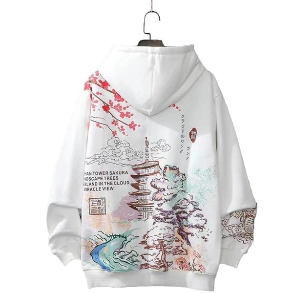 Sakura Cherry Blossom Tree Japanese Floral Flower Anime Hoodie