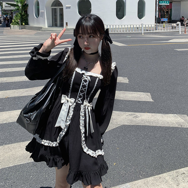 Kawaii Goth Black Lolita