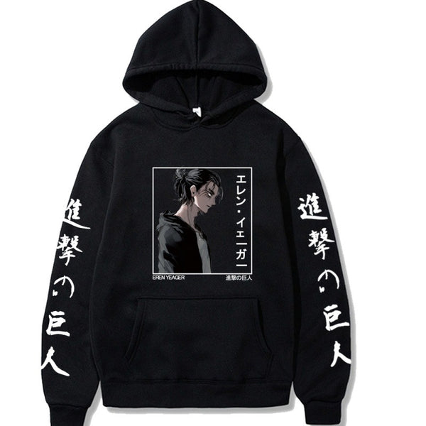 Eren Yeager Attack On Titan Anime Manga Hoodie