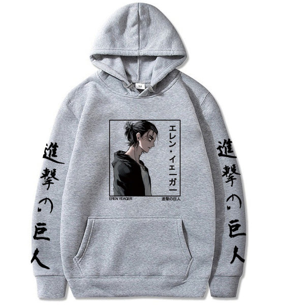 Eren Yeager Attack On Titan Anime Manga Hoodie