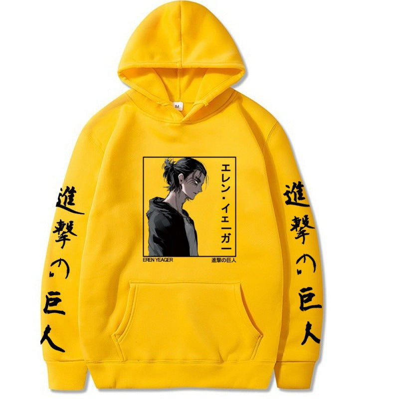 Eren Yeager Attack On Titan Anime Manga Hoodie