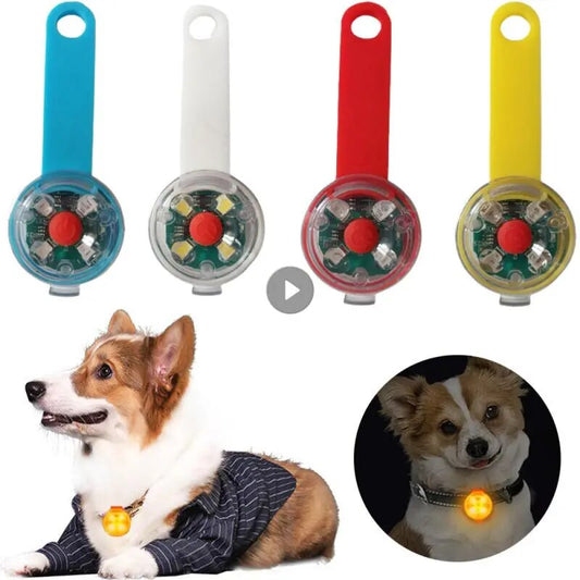 LED Pet Dog Cat Collar Pendant IPX7 Waterproof Night Safety Luminous Light Flashing Pendant With Light For Dog CatAccessories