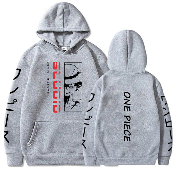 Once Piece Anime Hoodie with Back Design