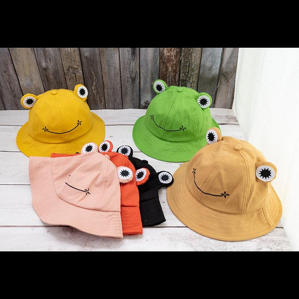 Kawaii Frog Bucket Hat