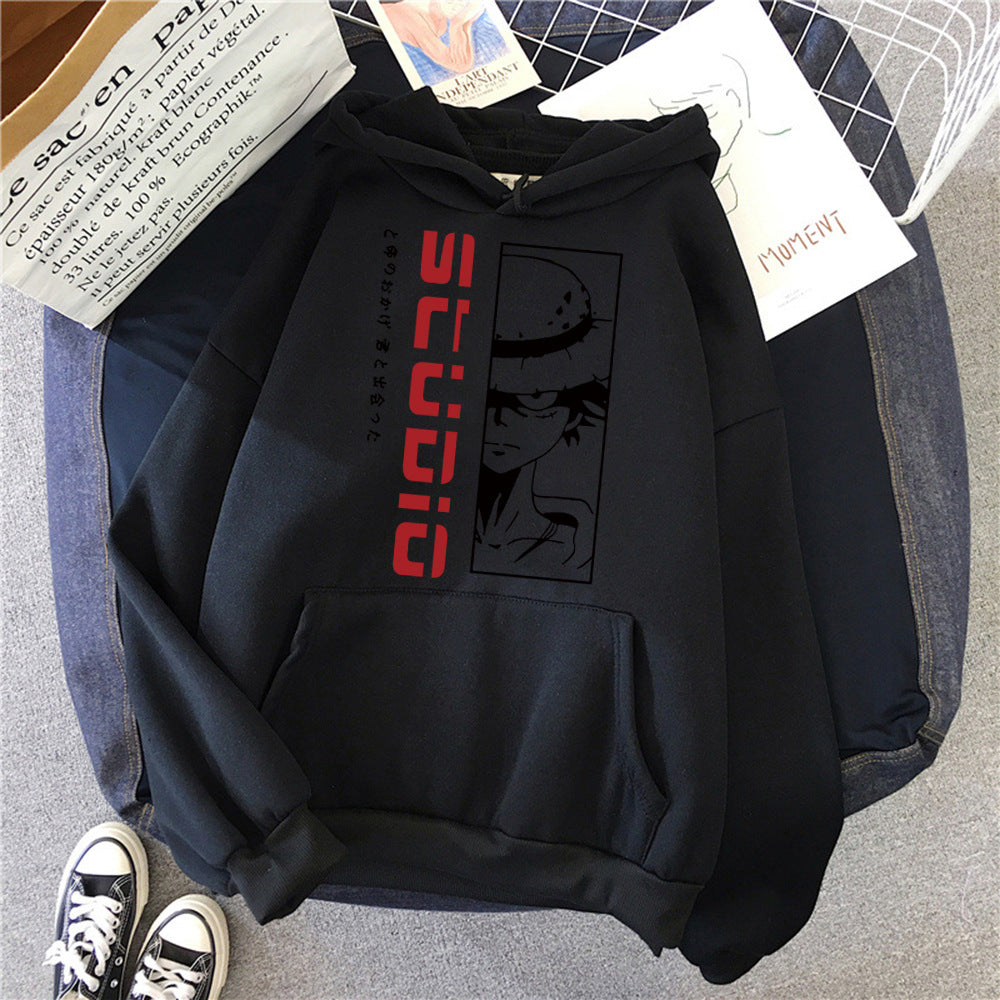 One Piece Anime Hoodie, Luffy Strawhat Anime Fan Gift