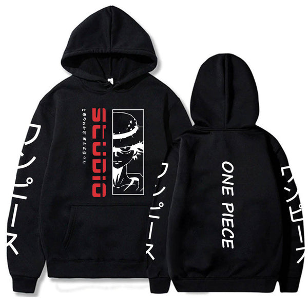 Once Piece Anime Hoodie with Back Design