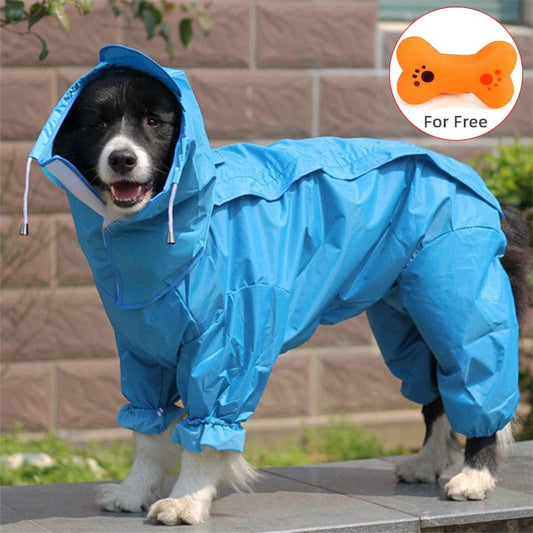Dog Raincoat Waterproof Jumpsuit Rain Coat